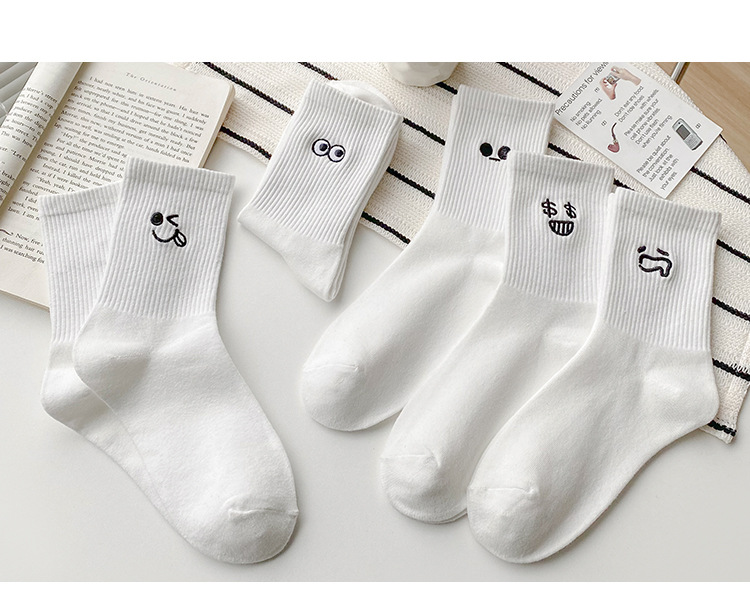 Meias Bordadas Divertidas