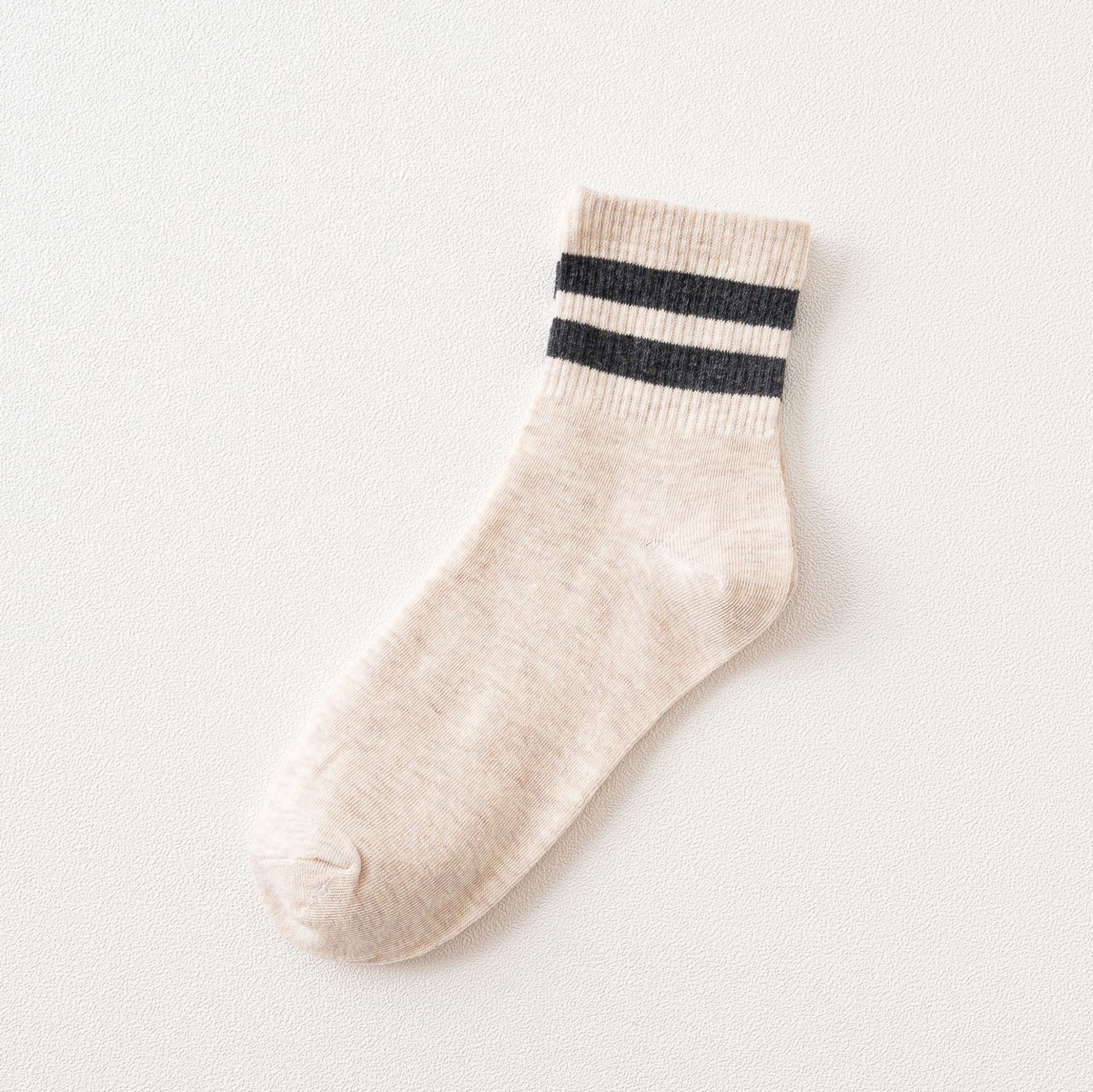 Женские Ребристые Носки с Двумя Полосками