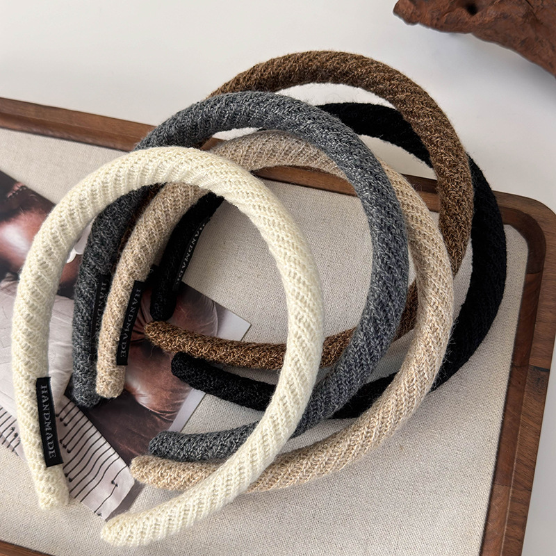 Cinta para el Cabello de Lana Vintage