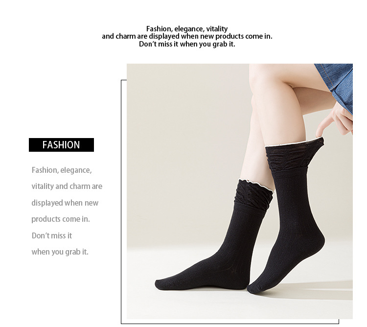 Meias Mid-Calf Estilo Ballet