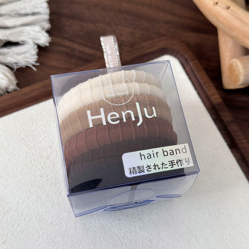 Sömlösa elastiska hårsnoddar