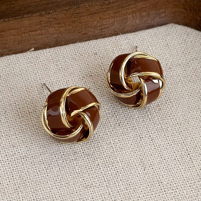 빈티지 미니멀리스트 기하학 드롭 귀걸이