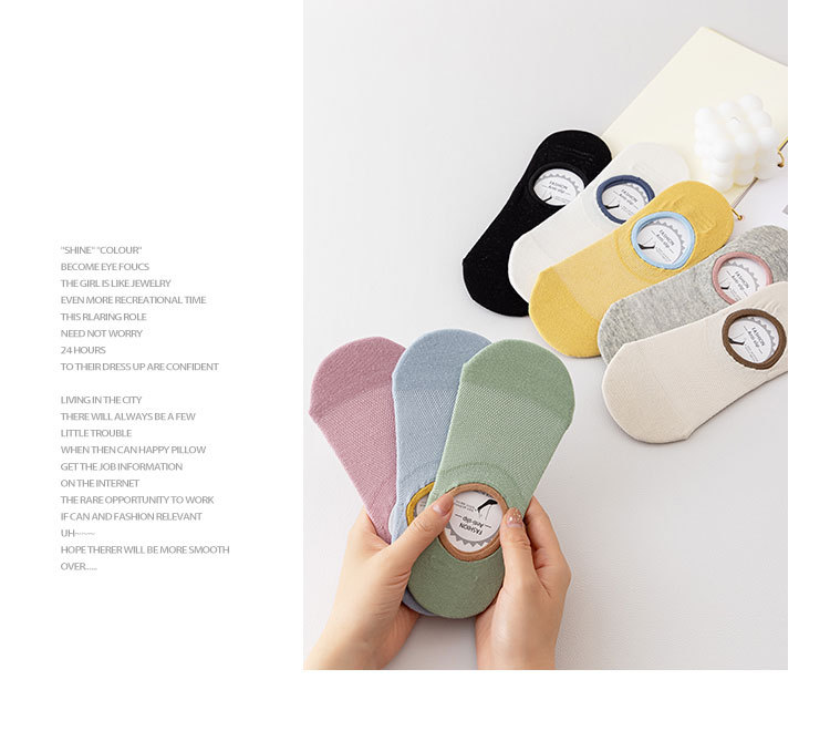 Dames Katoenen Onzichtbare Sokken