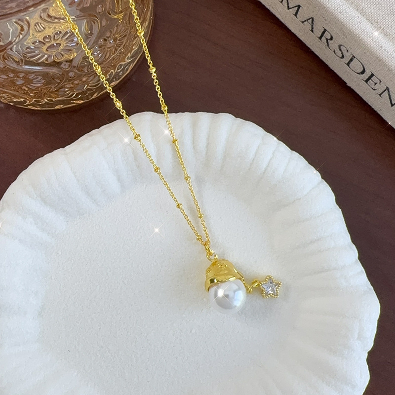 Κόσμημα με Σμιλεμένο Μαργαριτάρι Αστέρι