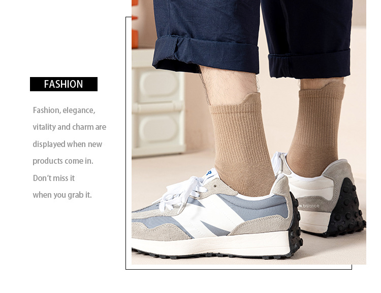 Мужские Хлопковые Спортивные Носки до середины икры