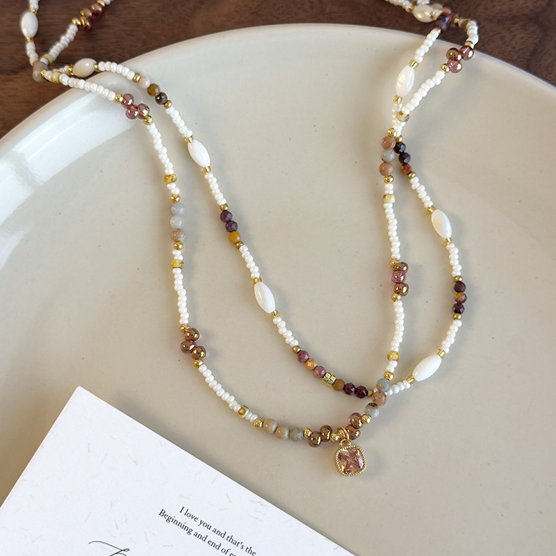 Намисто з намистинами «Котяче Око» у Китайському Стилі