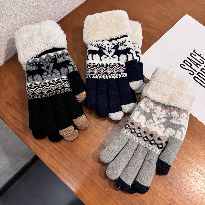 Kadın Örgü Kış Eldiveni