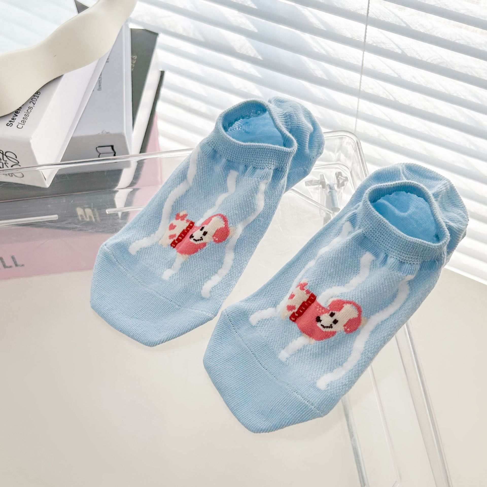 Meias Tornozelo Invisíveis Animadas para Mulher