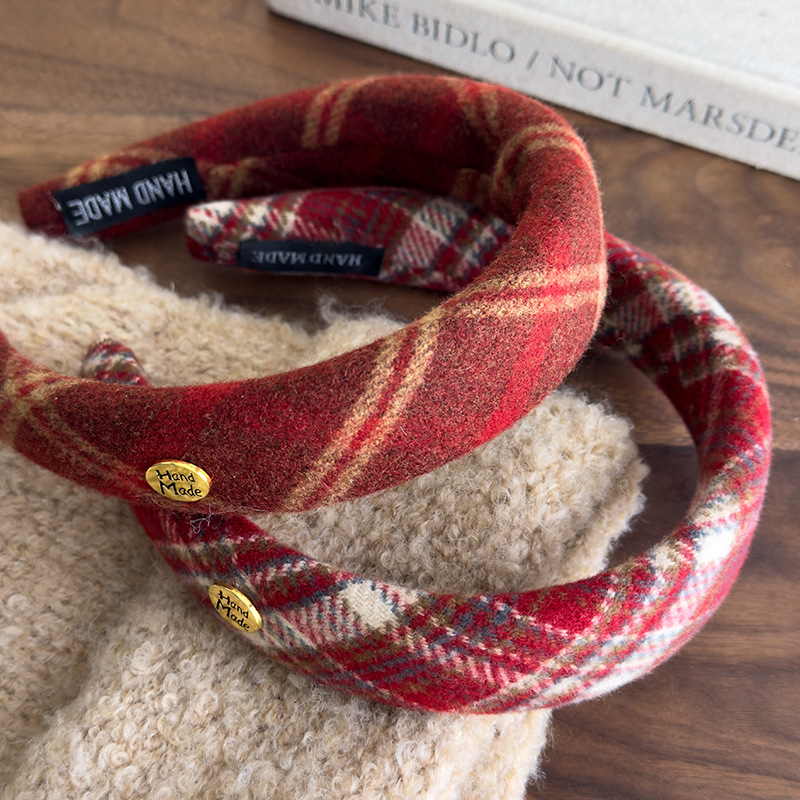 Banda para el Cabello a Cuadros