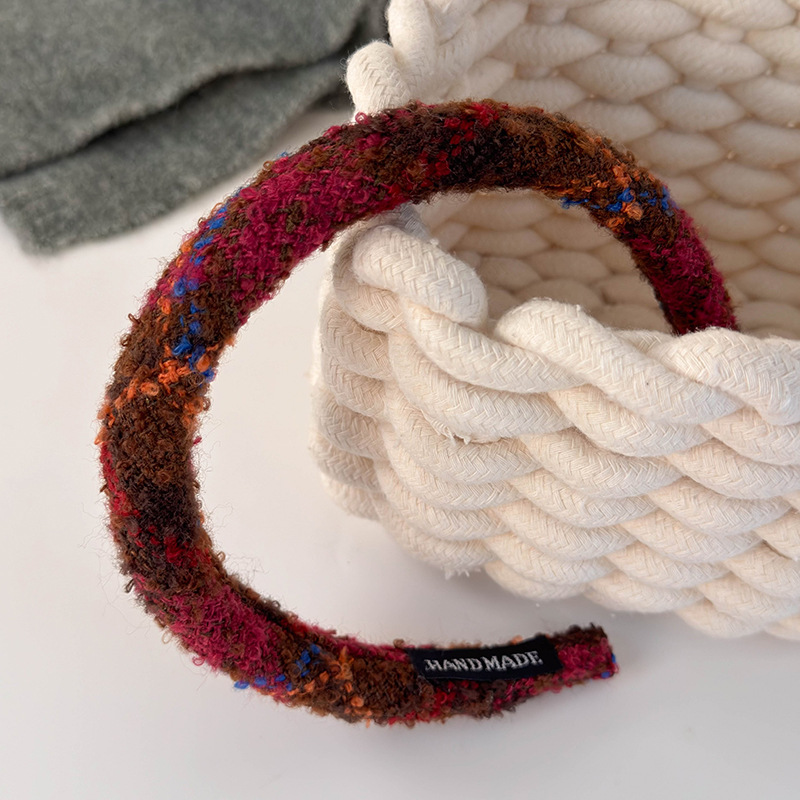 Cinta para el Cabello de Punto de Felpa