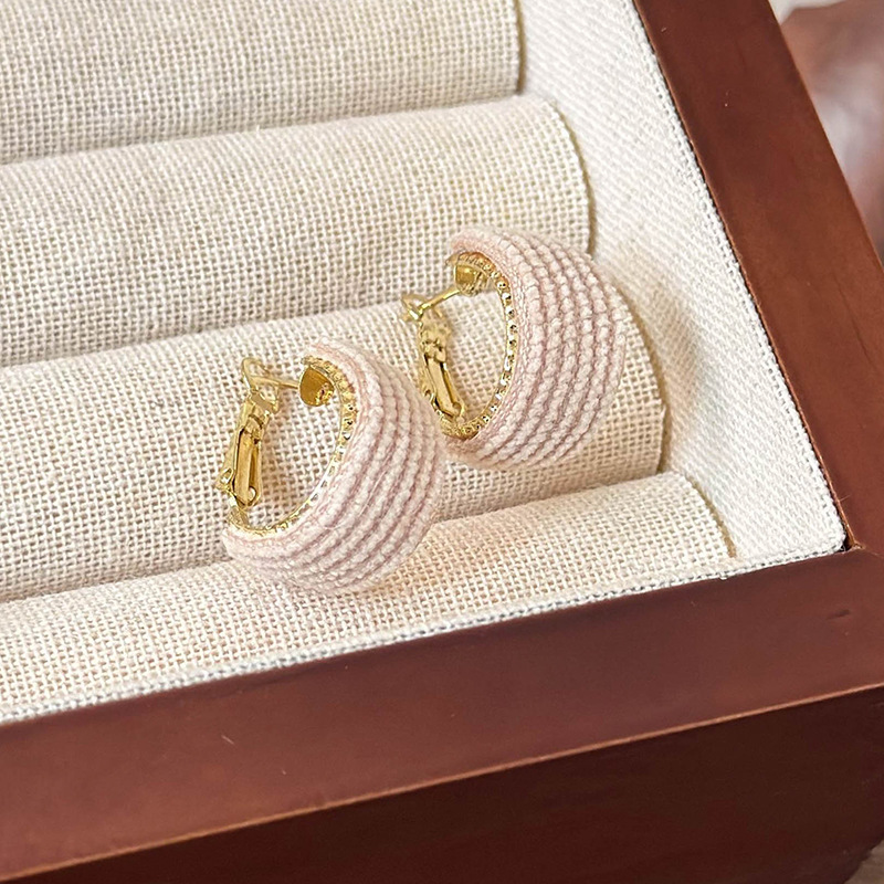 Геометрические Ретро Корейские Серьги