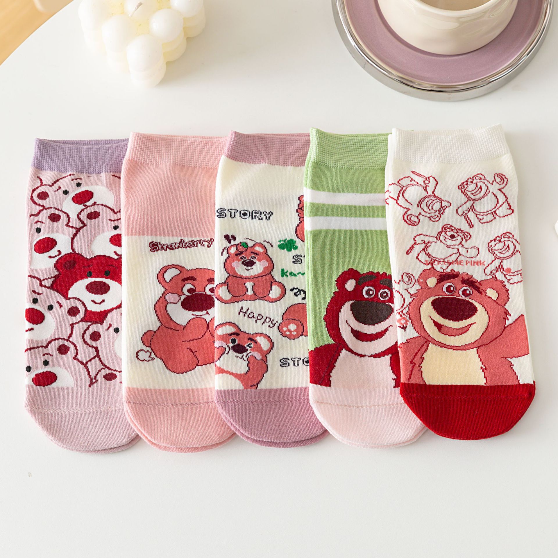 Nahtlose Unsichtbare Socken Anime