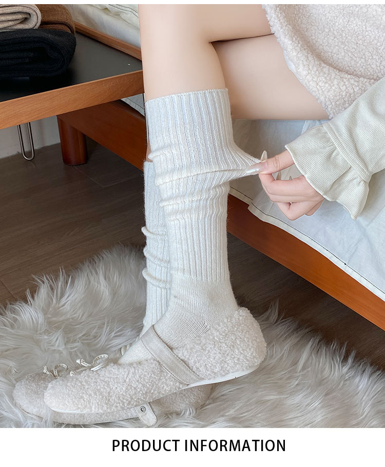 Wool Scrunch Socks