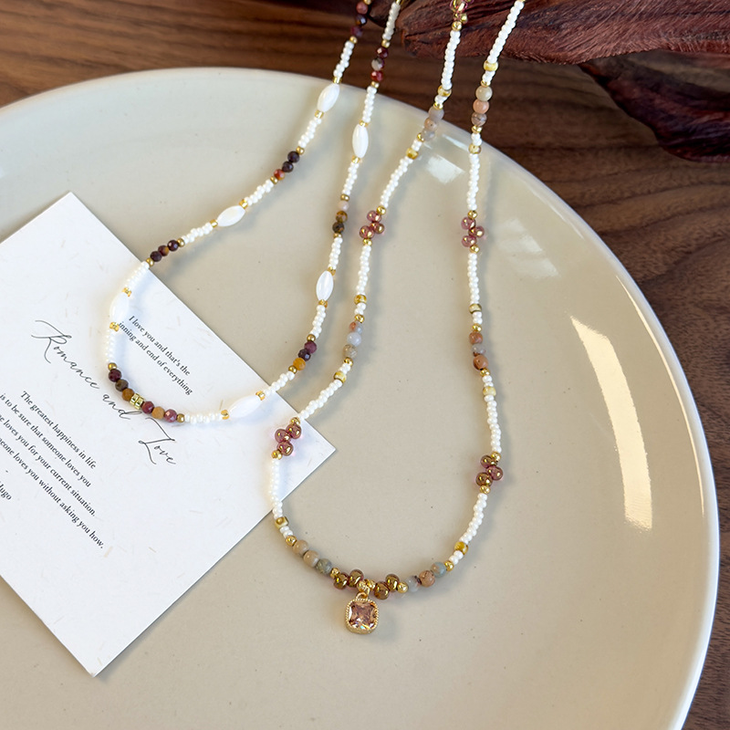 Намисто з намистинами «Котяче Око» у Китайському Стилі