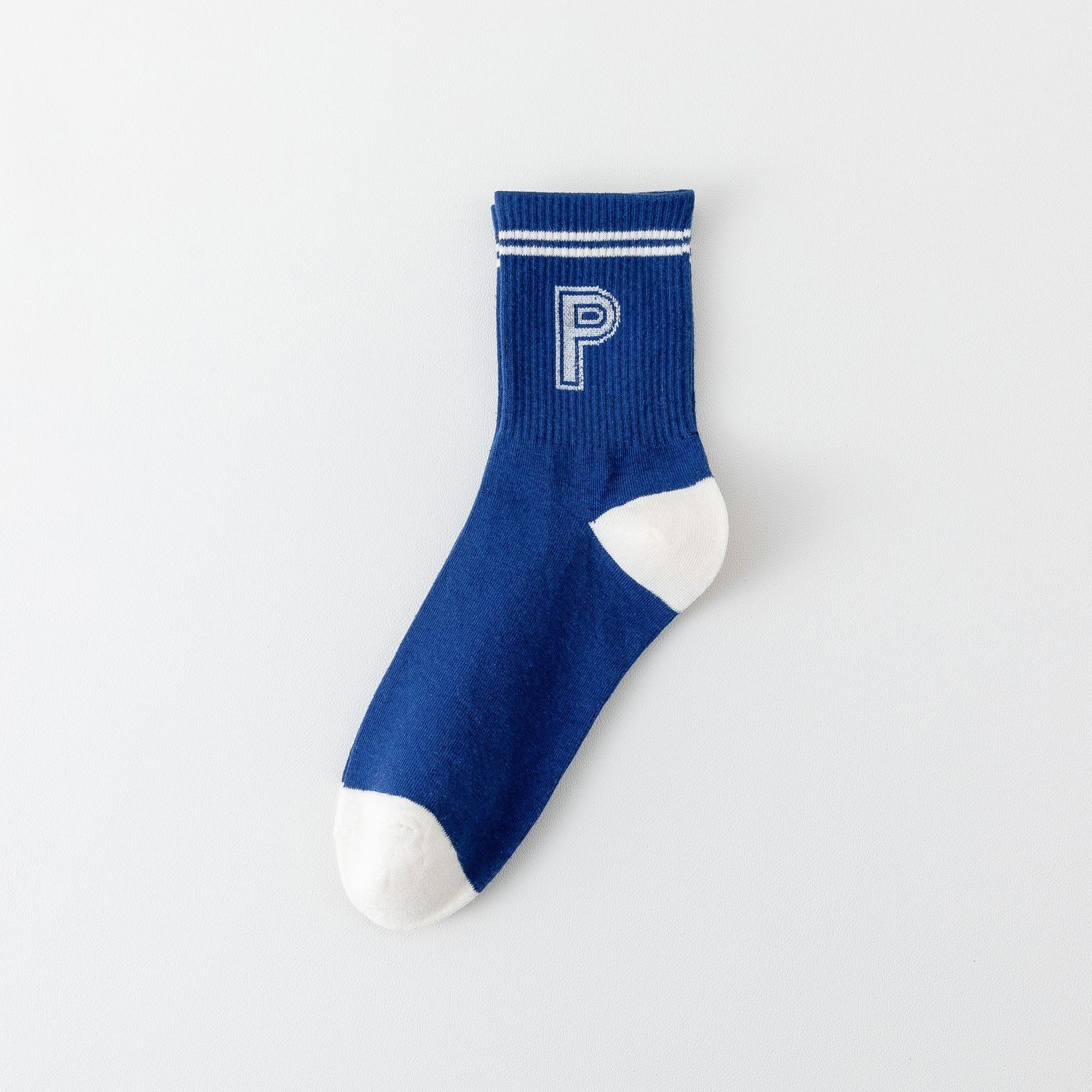 Meias Mid-Calf com Letras