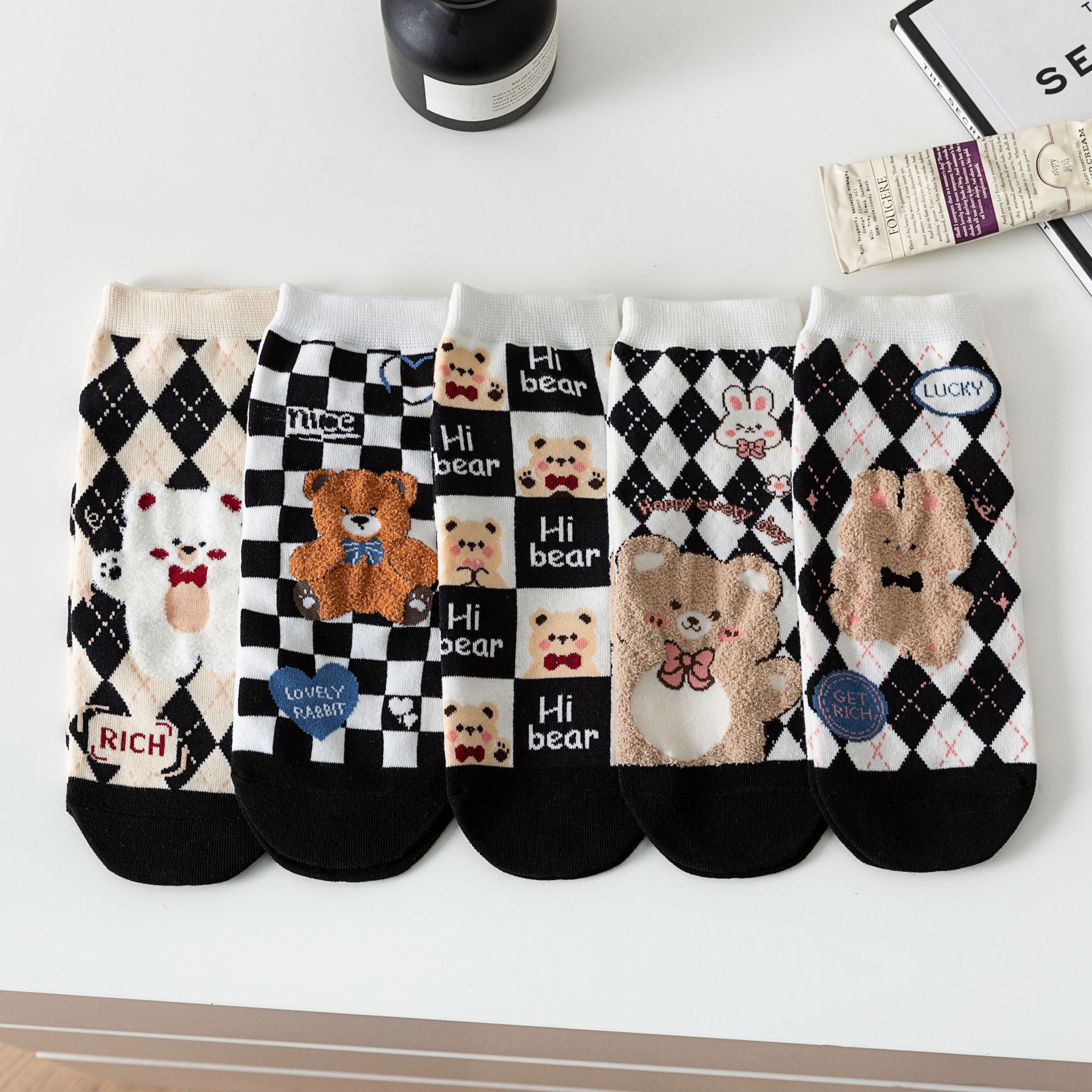 Nahtlose Unsichtbare Socken Anime