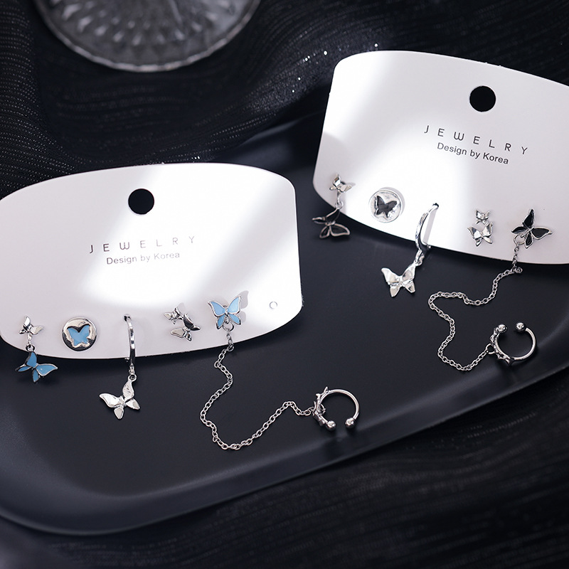 Orecchini a Pendente Farfalla