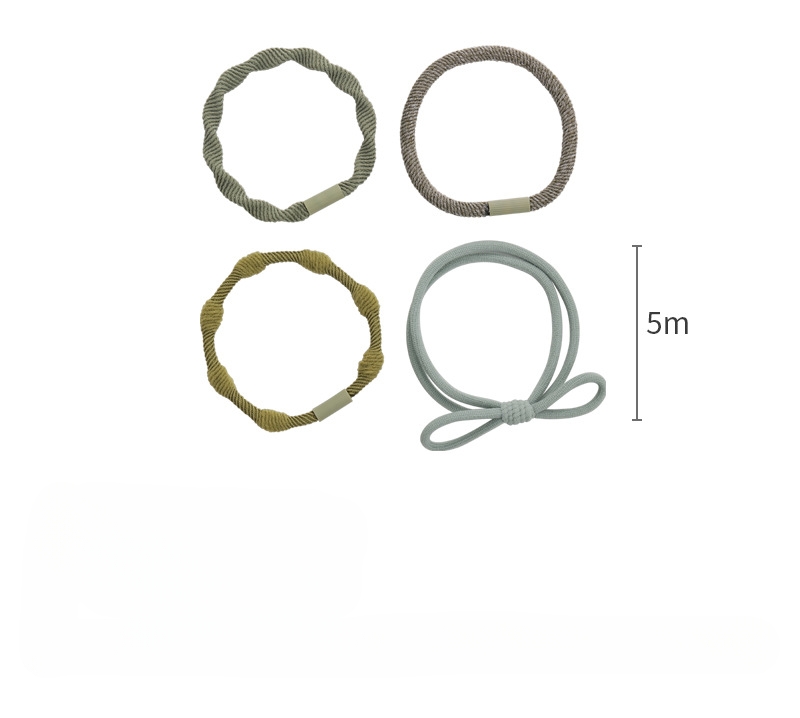 Zestaw Podstawowych Elastycznych Gumek do Włosów