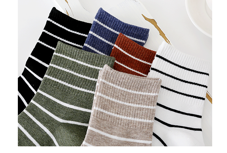 Damskie Bawełniane Skarpety