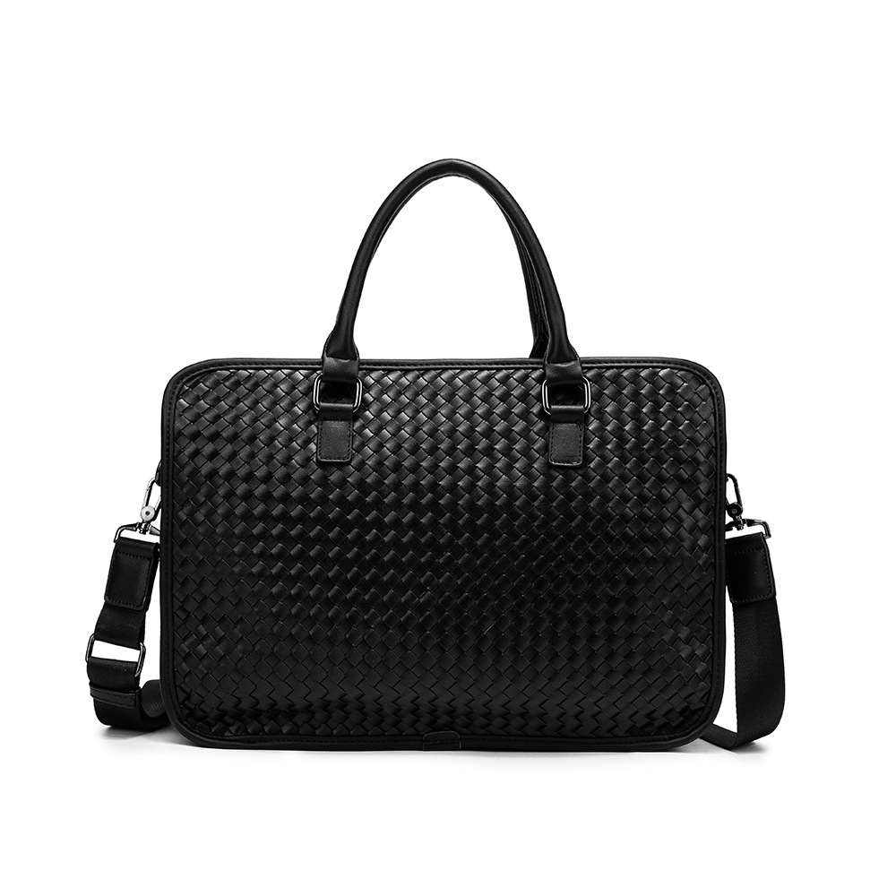 Gewebte Quertrage-Aktentasche für Herren