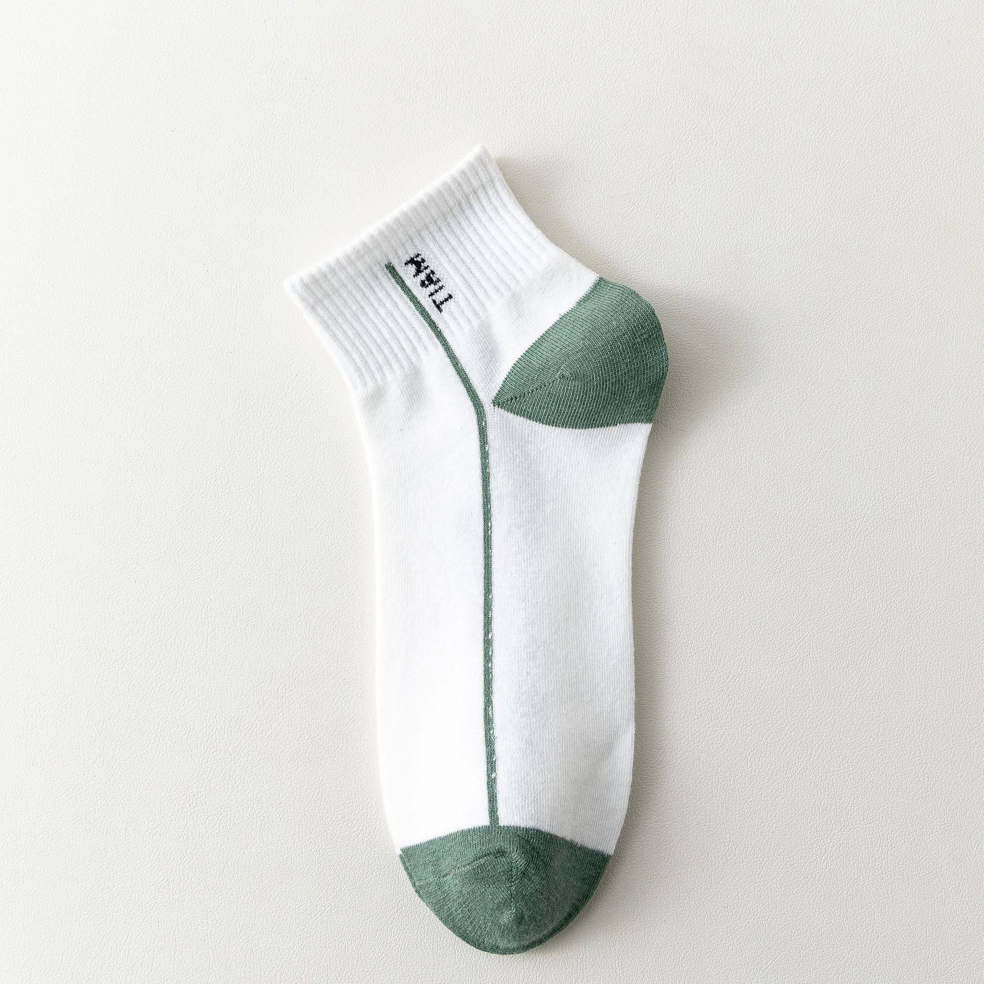 Чоловічі спортивні смугасті шкарпетки-невидимки з бавовни