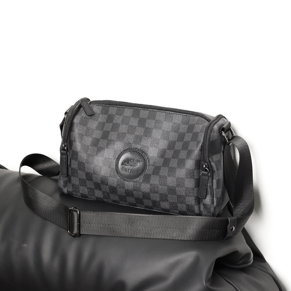 Heren Schoudertas Ruitpatroon