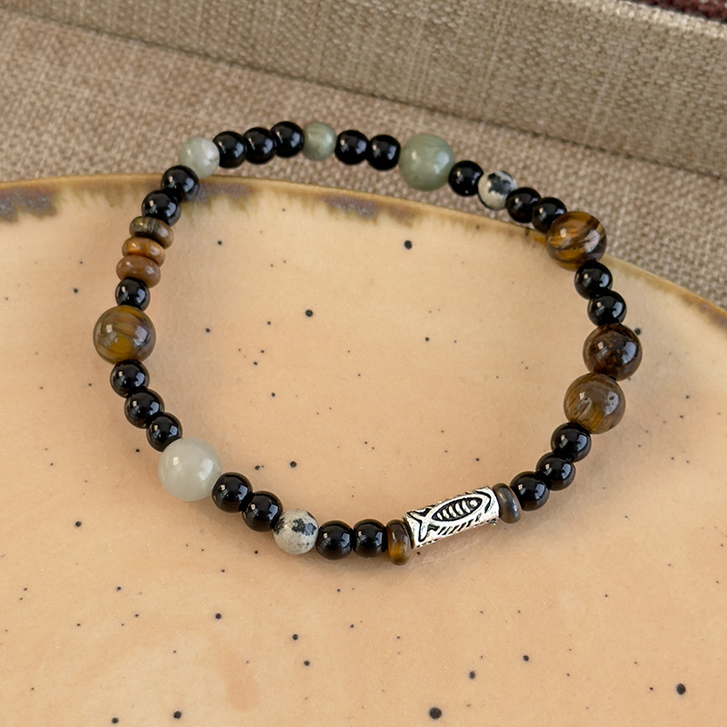 커피빈과 호안석 비즈 팔찌