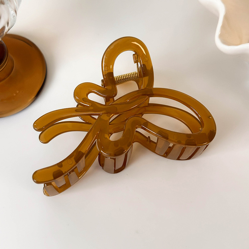 Transparente Schmetterling Haarklammer