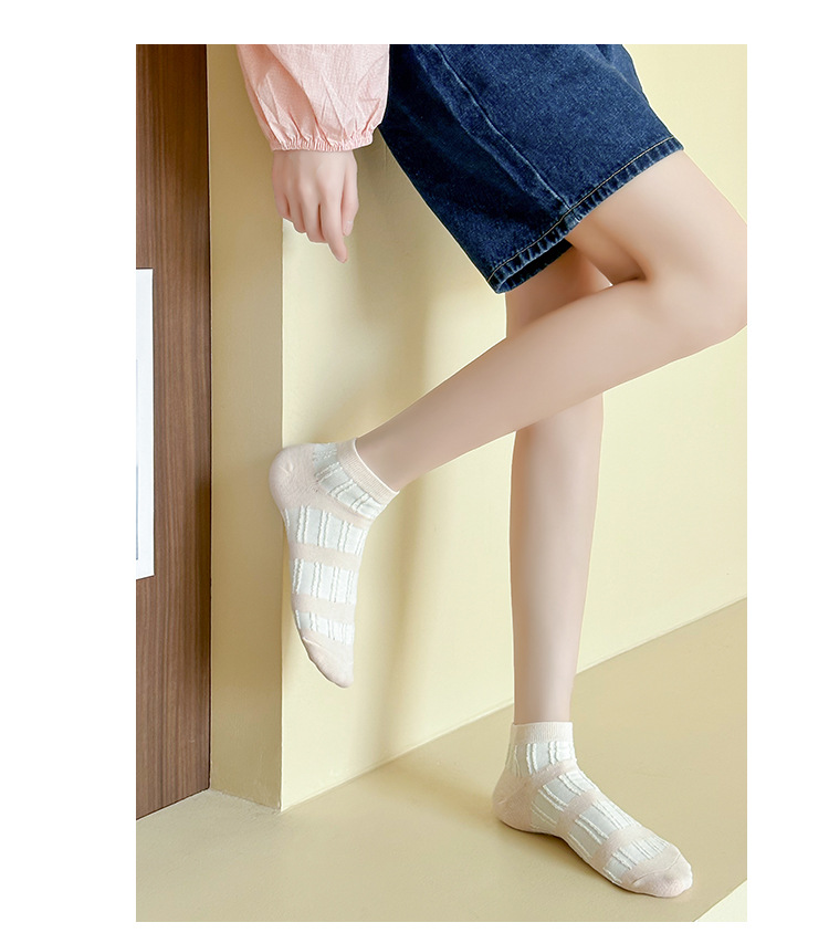 Bavlněné kotníkové ponožky