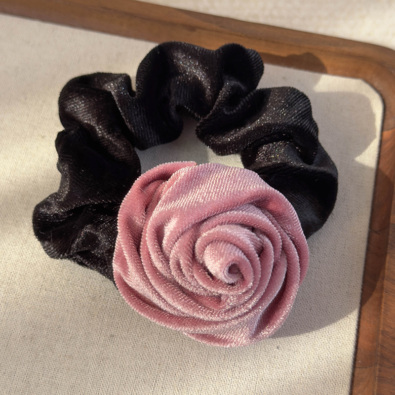 Velvet Rose Scrunchie