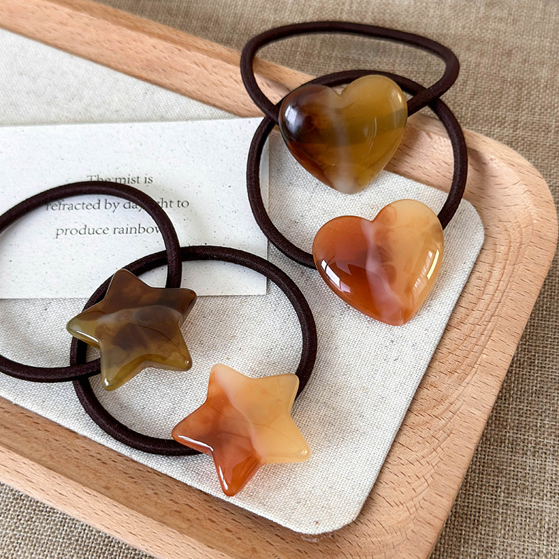 Haargummis Herz und Stern