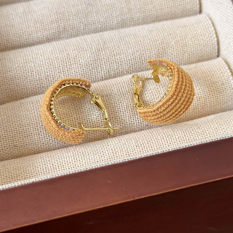 Геометрические Ретро Корейские Серьги