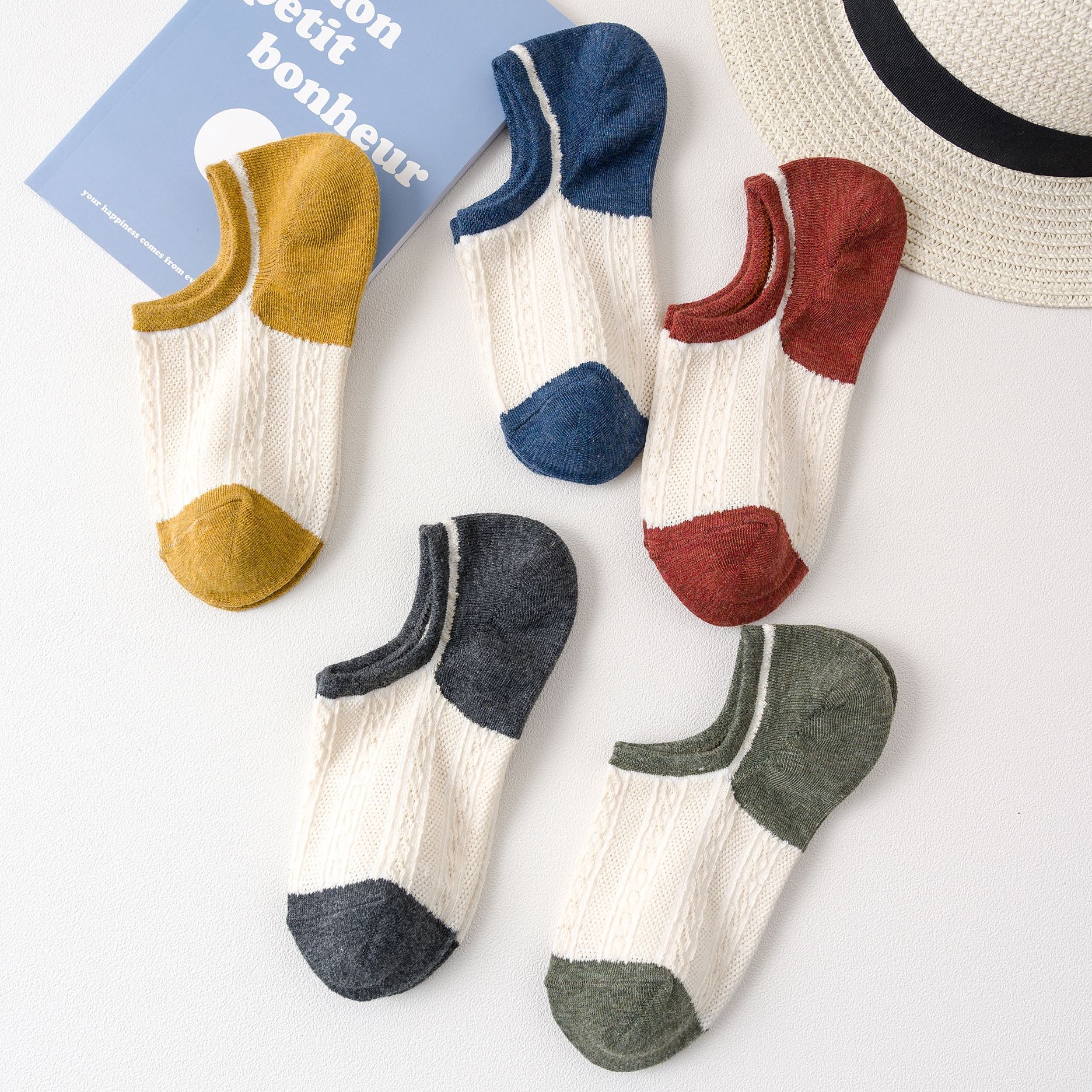 Women's No-Show Cotton Socks