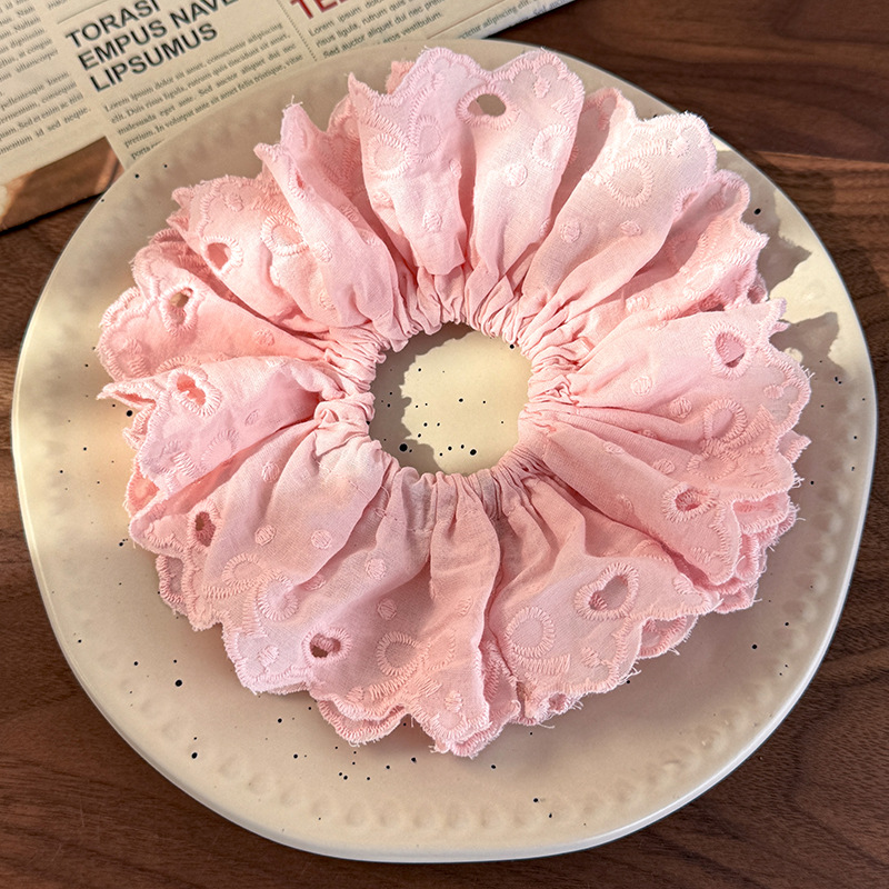 Κορδέλες Μαλλιών Μπαλέτου με Κεντήματα Δαντέλας σε Σχήμα Καρδιάς