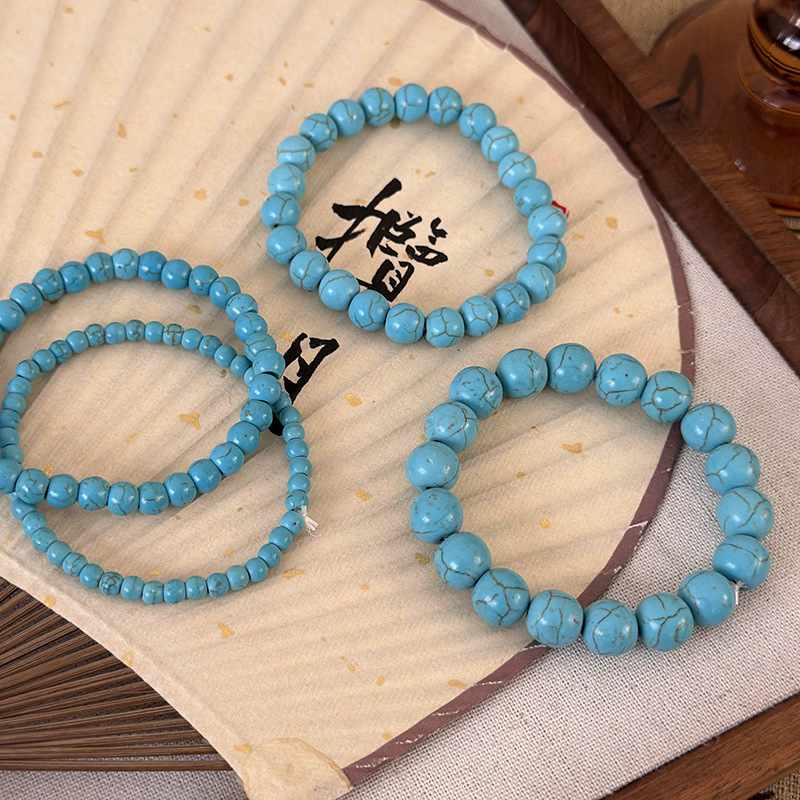 สร้อยข้อมือลูกปัดสีเขียว