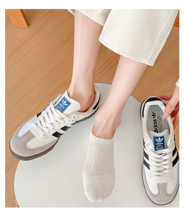جوارب نسائية غير مرئية من القطن
