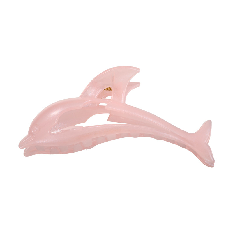 Dolphin Shell Hair Claw Clip