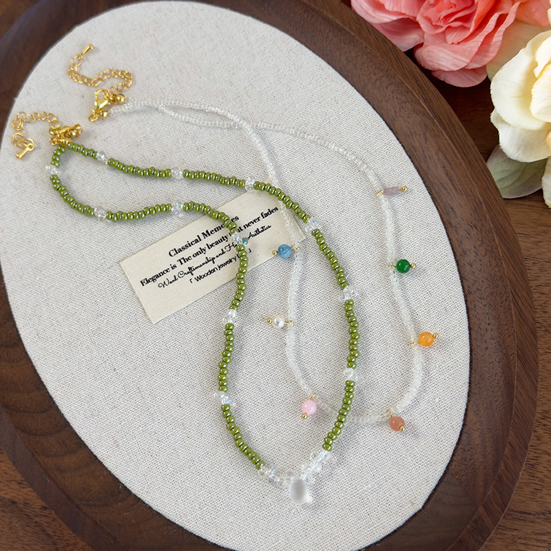 Намисто з Натурального Каміння з Намистинами