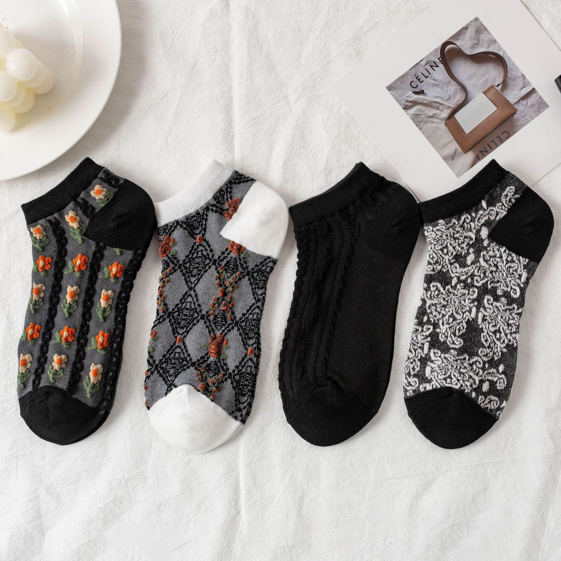 Tất Nữ Không Hiện Retro Dân Tộc Nổi