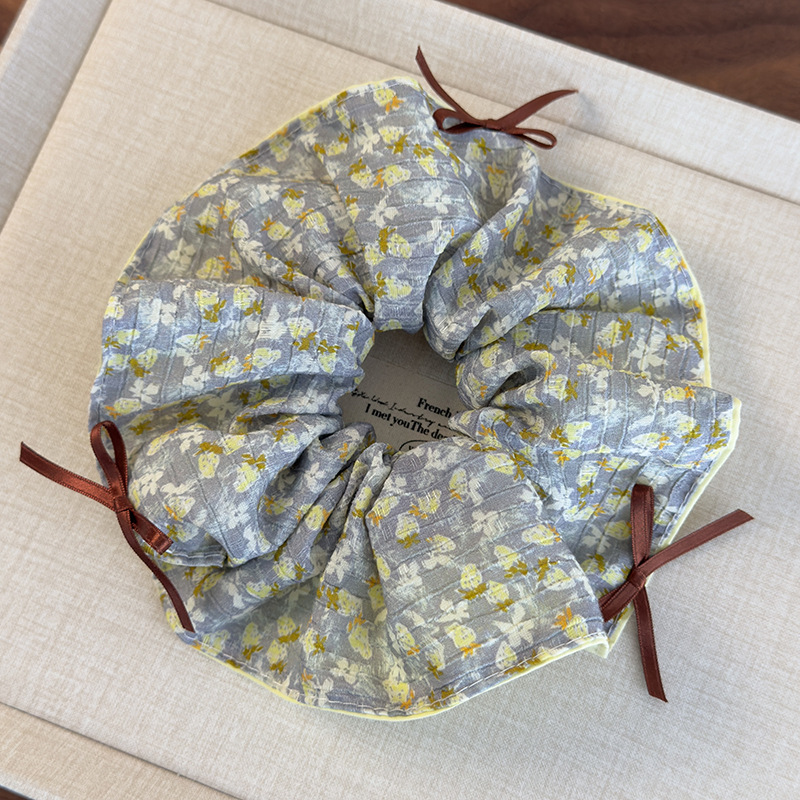 Wintageowe Zielone Kwiatowe Opaski