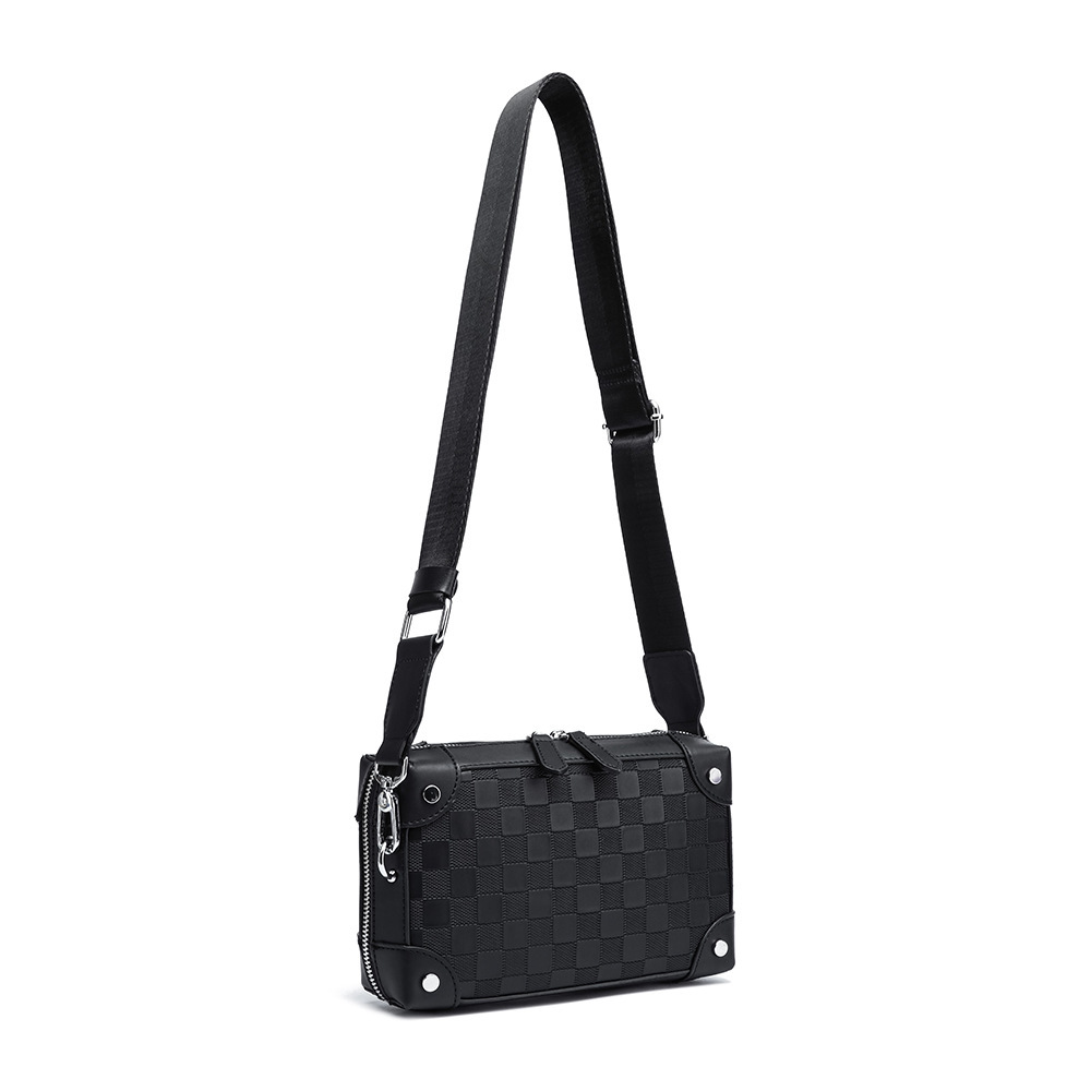 Mannen Ruitjesschoudertas