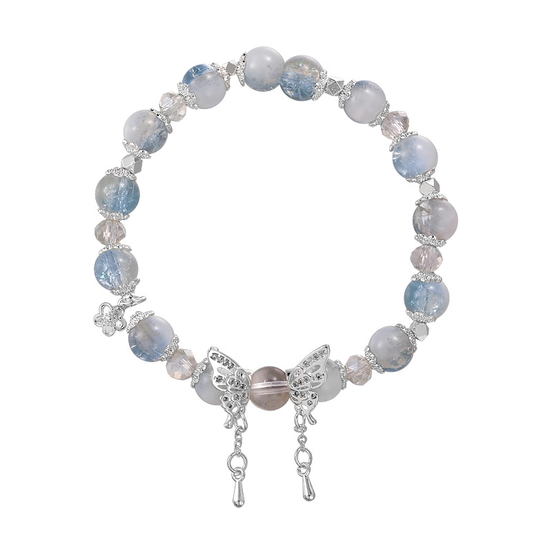 나비 크리스탈 팔찌