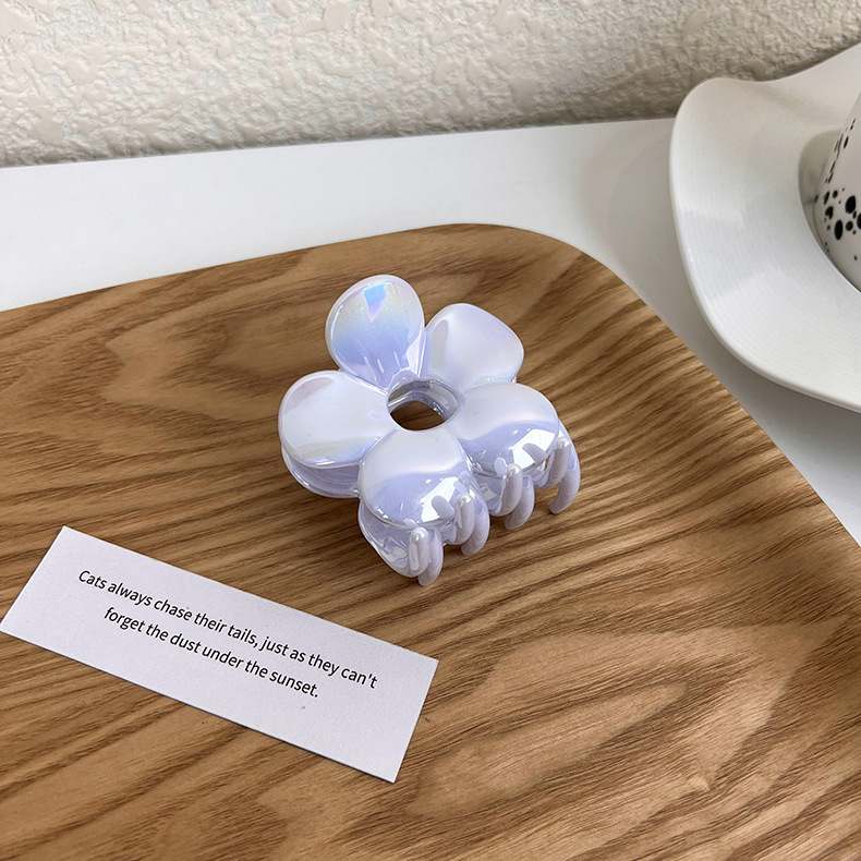 Irideszierende Acryl-Haarklammern