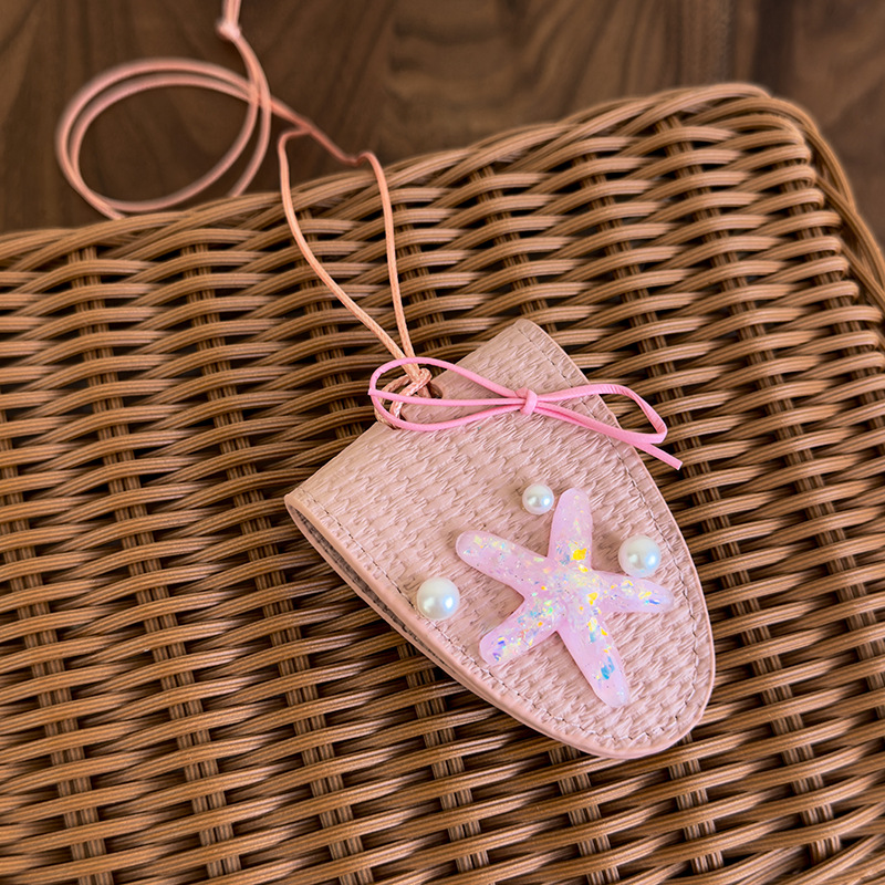 Straw Starfish Glasses Chain