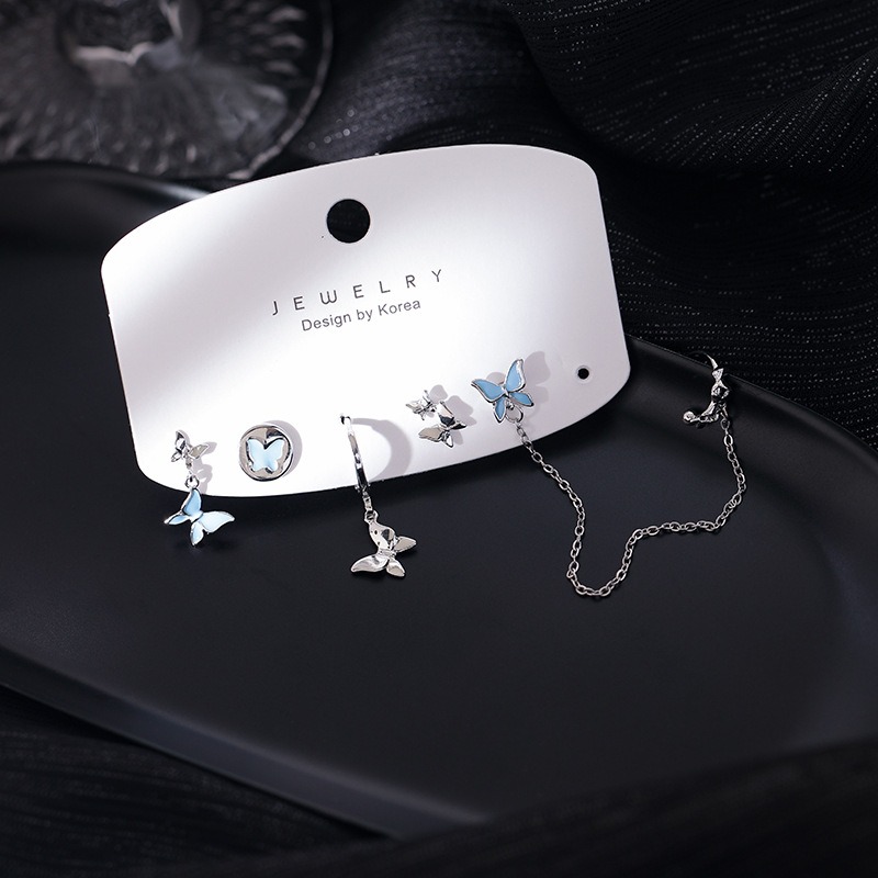 Orecchini a Pendente Farfalla