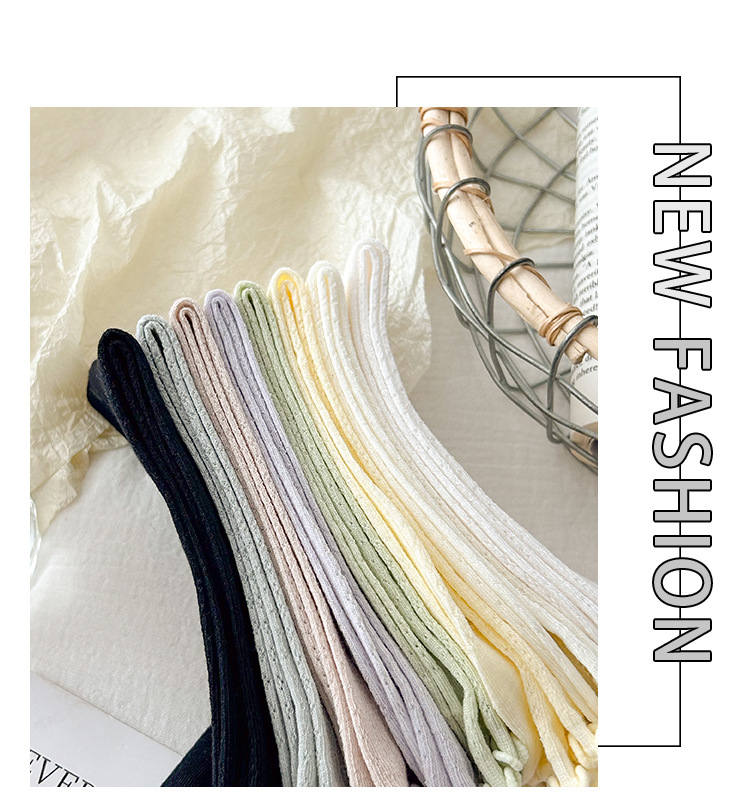 Meias Scrunch de Malha Sem Costura