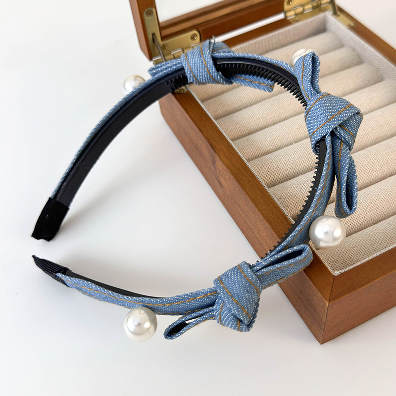 Pinza para el Pelo con Lazo Denim