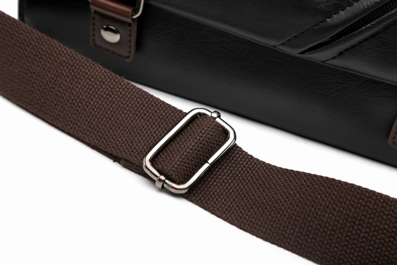 Чоловіча навскісна сумка Messenger з PU шкіри