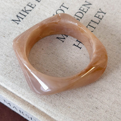 Ακανόνιστο Ευρύ Βραχιόλι Ακρυλικού Ακετάτου