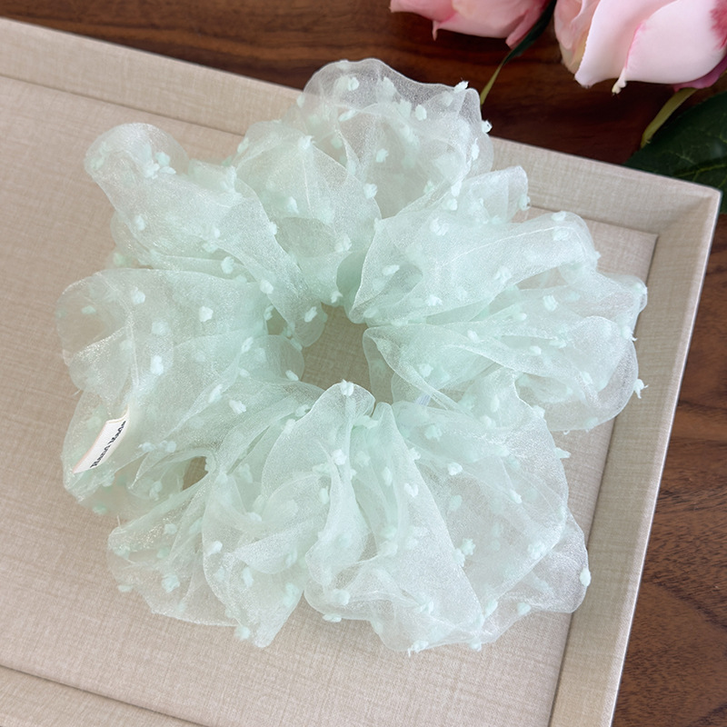 メッシュバブルポルカドットスクランチー